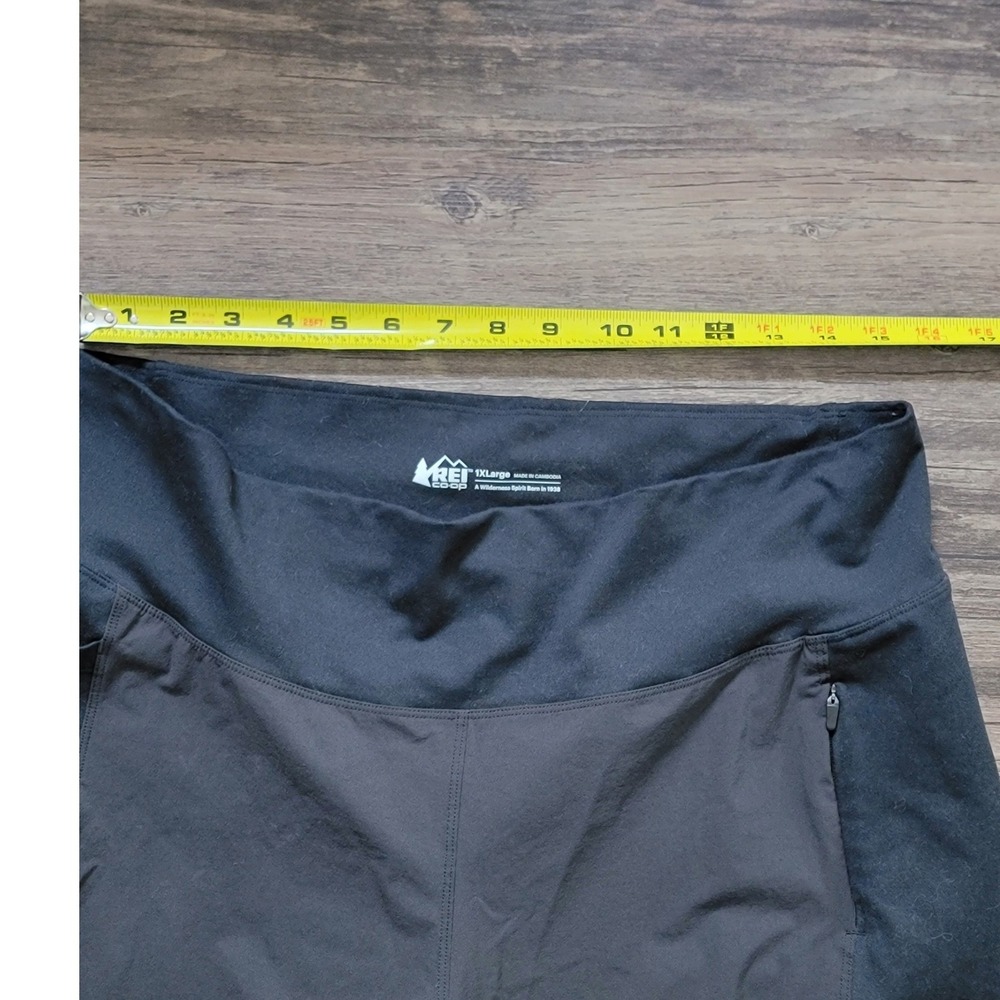 REI Co-op Mens 1XLarge Active Hybrid Hiking Pants Black Gray Zipper Pocket - Picture 5 of 9